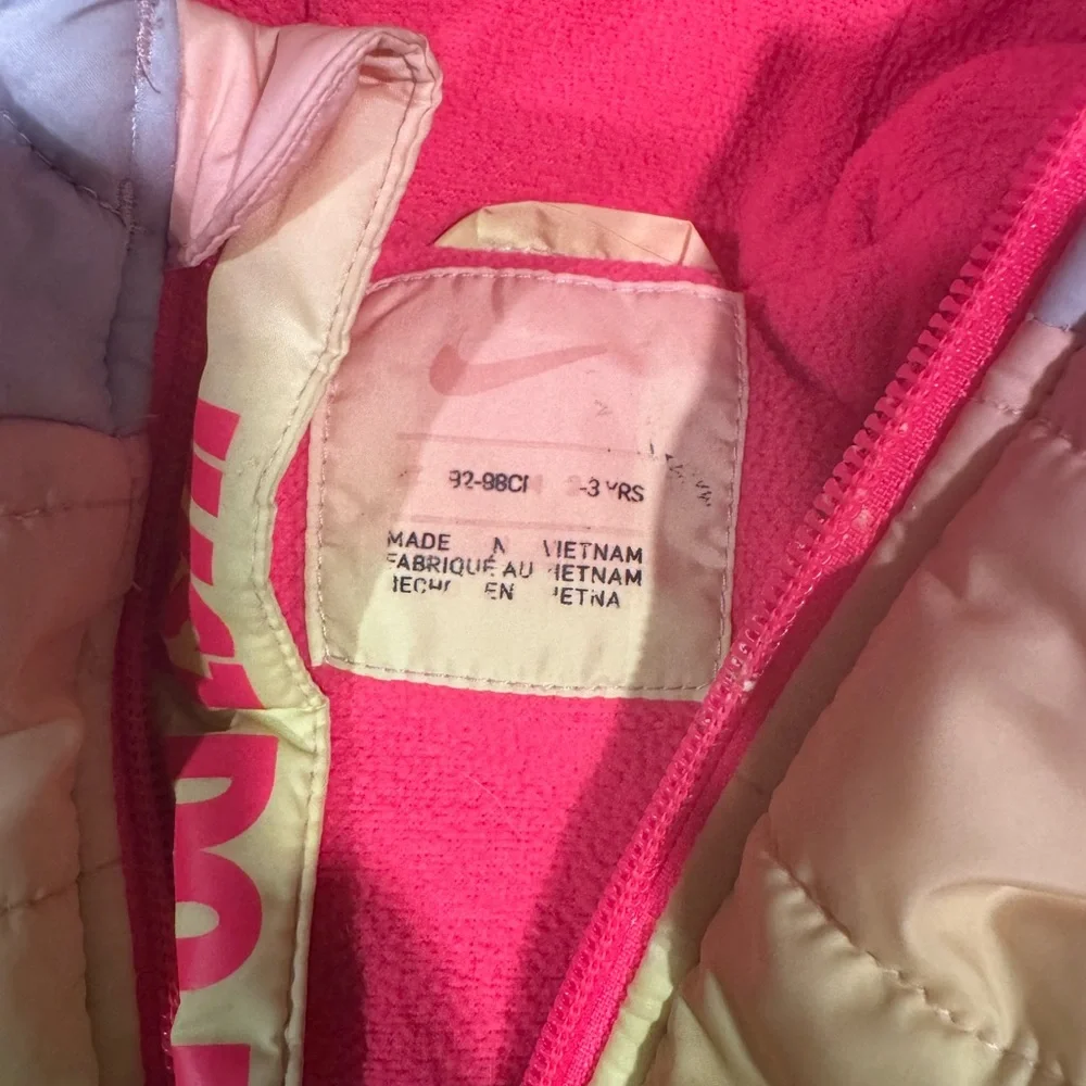 Nike Kids' Rainbow Ombre midweight Puffer Jacket - Picture 3 of 7